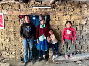 Esta familia vivían todos en una cuarto